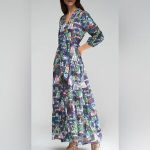 VILLAGALLO- Flora chill out Marino dress  NWT